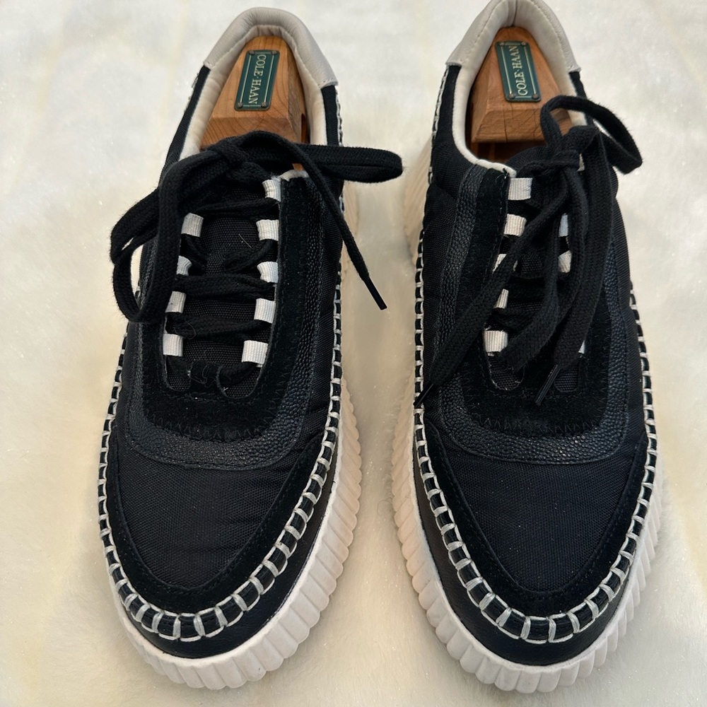 Dolce Vita Dolen Nylon Sneakers Black Nylon -Size 10.5 Like New! - Picture 5 of 12